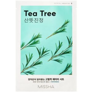 Missha Airy Fit Sheet Mask Tea Tree Μάσκα με εκχύλισμα τεϊόδεντρου για καταπράυνση 19gr