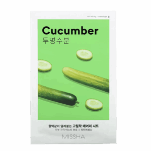 Missha Airy Fit Sheet Mask Cucumber – Υφασμάτινη μάσκα προσώπου 19gr