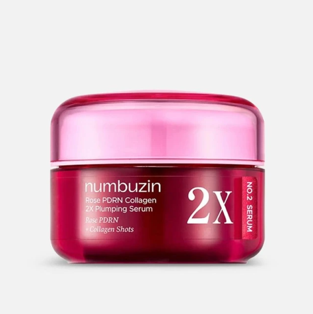 Numbuzin No.2 Rose Pdrn Collagen 2x Plumping Serum – Ορός για Σύσφιξη με κολλαγόνο και Pdrn 30ml