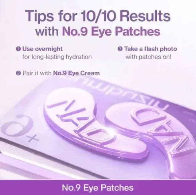 Numbuzin No.9 NAD Collagen Under Eye Patches μίας χρήσης με Κολλαγόνο & 50 Πεπτίδια για ανόρθωση και λάμψη 1τμχ - Image 3