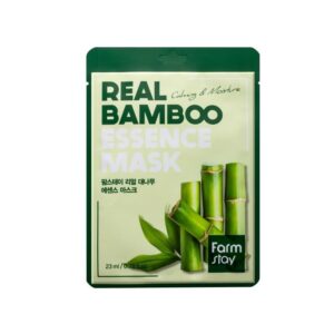 Farmstay Real Bamboo Essence Mask Μάσκα Προσώπου για Ενυδάτωση 23ml